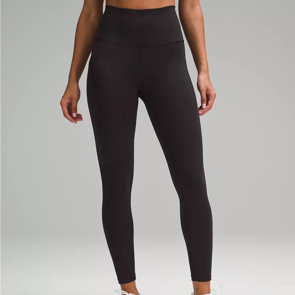 Lululemon wunder under with pocket 25”